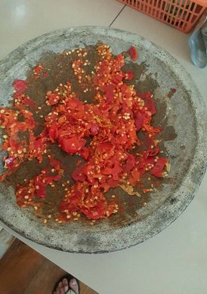 Foto resep sambel pedas mantap