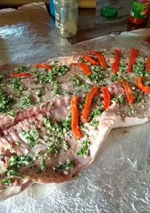 Una foto de Salmón a la parrilla