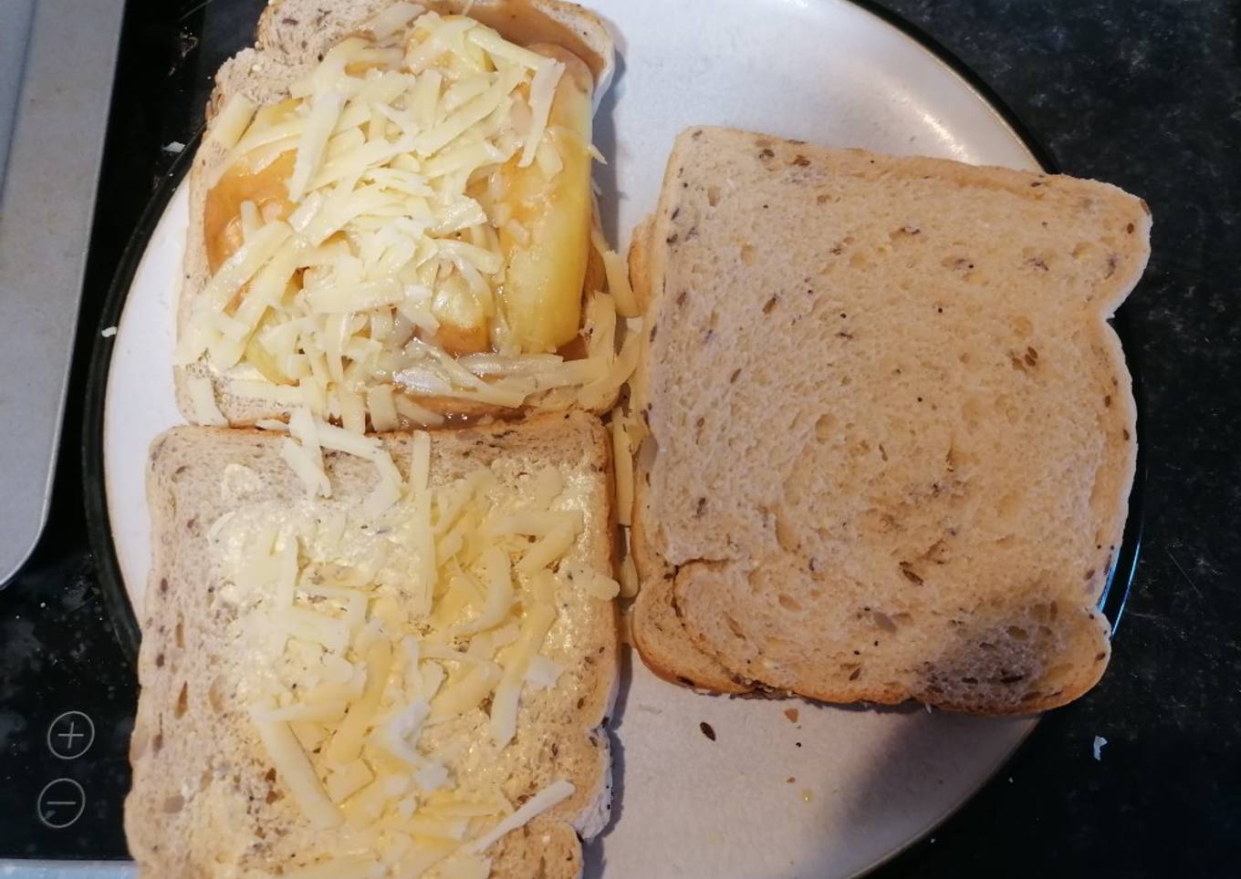 Cheese and Gravy Chip Butty