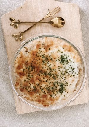 Foto resep Chicken Katsu Baked Rice