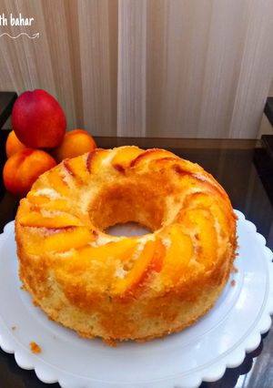 عکسی از دستور کیک شلیل | Nectarine cake