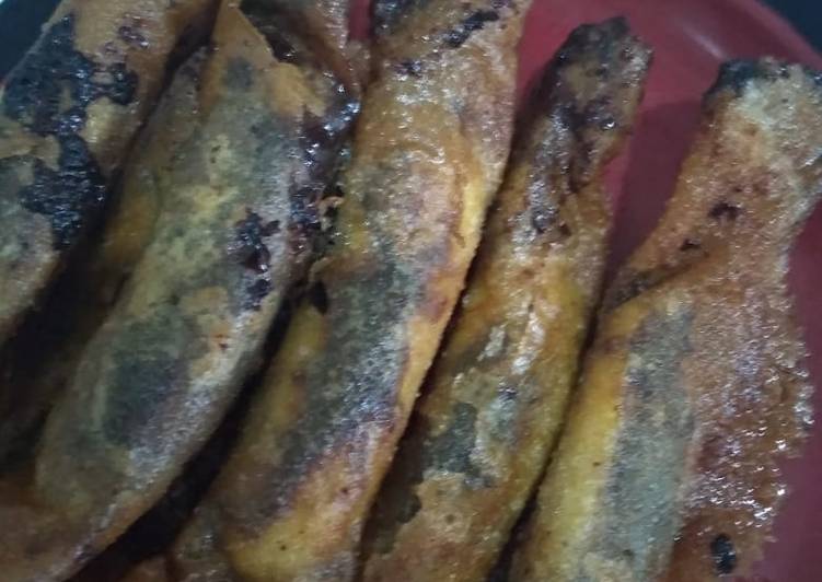 Pisang karamel coklat 3 bahan