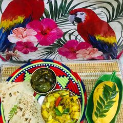 A picture of Mango (Amras) Aloo Curry.