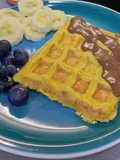 Waffles de Cenoura