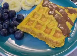 Foto de Waffles de Cenoura