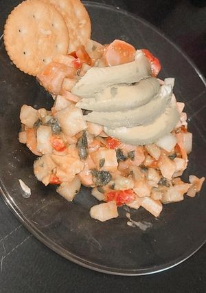 Una foto de Ensalada de salchicha