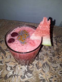 عکسی از دستور اسموتی هندوانه و لیمو ترش🍋🍉