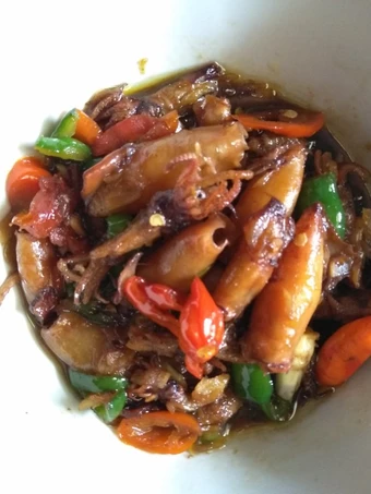 Cara Simple Membikin Resep  Cumi asin pedas manis yang Lezat Sekali, Lezat Sekali