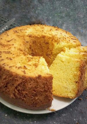 Foto resep CHIFFON TAPE SINGKONG KEJU metode santan dimasak dulu
