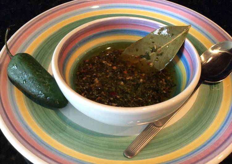 Recipe of Speedy Argentinian Style Chimichurri Sauces (2. Hot
Chimichurri Sauce)