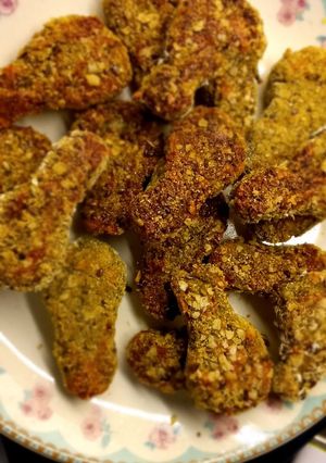 Una foto de Nuggets de brócoli
