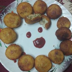 A picture of Rava cutlet.