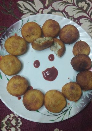 A picture of Rava cutlet.