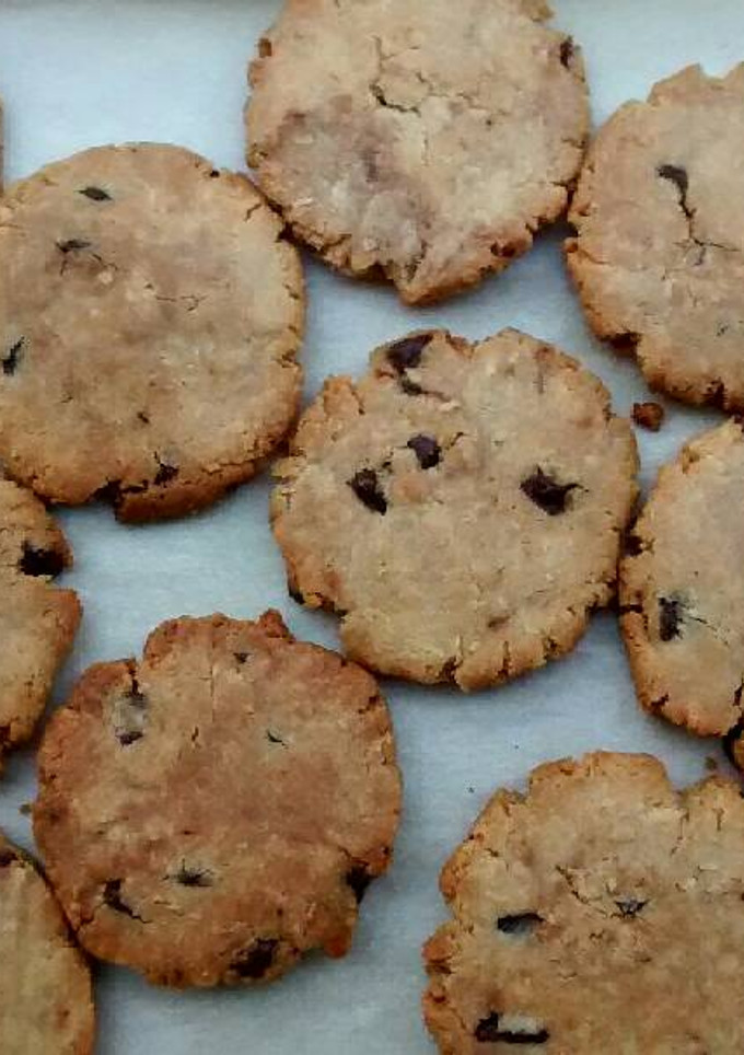 Una foto de Galletas de coco y chocolate (SIN GLUTEN)