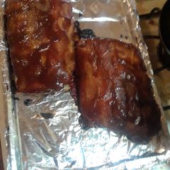 A picture of Easy Crockpot Babyback Ribs.