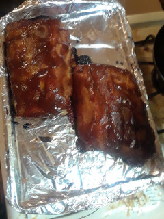 A picture of Easy Crockpot Babyback Ribs.