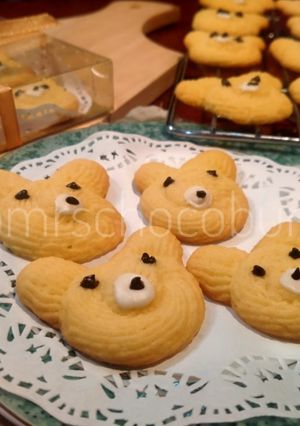 Foto resep Butter Cookies Beruang