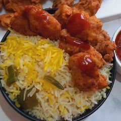 KFC Style Rice Bowl A picture of KFC Style Rice Bowl.