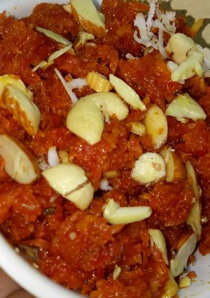 A picture of Another recipe of mine Carrot halwa.