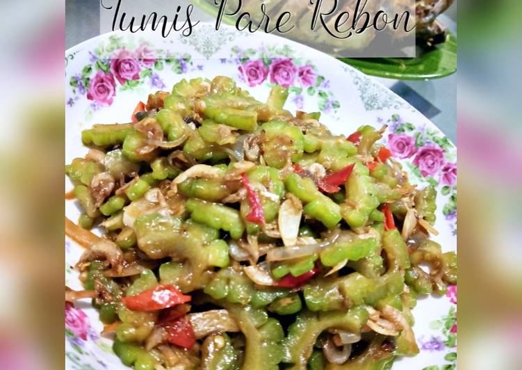 Tumis Pare Rebon