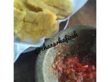Pisang Peppe sambal terasi