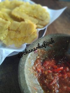 Foto resep Pisang Peppe sambal terasi