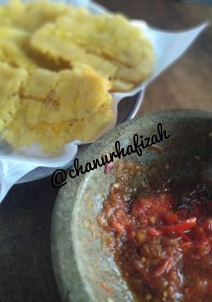 Foto resep Pisang Peppe sambal terasi