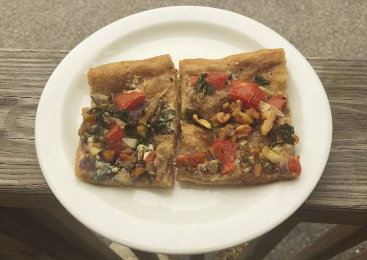 Recipe of Speedy Walnut Blue Cheese Whole Wheat Pizza