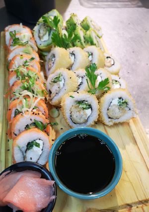 Una foto de Sushi