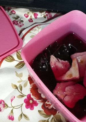 Foto resep Sayur Bayam Merah dengan Tuna Panggang