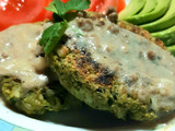 Hamburguesas de mote y avena veganas