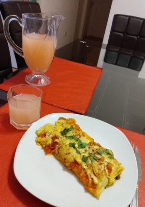 Una foto de Canelones de carne