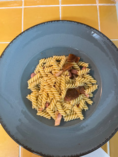 Una foto de Pasta al vino