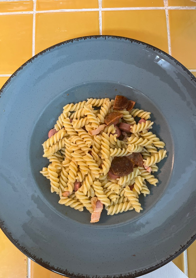 Una foto de Pasta al vino