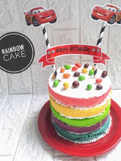 Foto resep Rainbow Cake