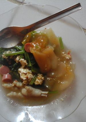 Foto resep Seblak sosis ceker
