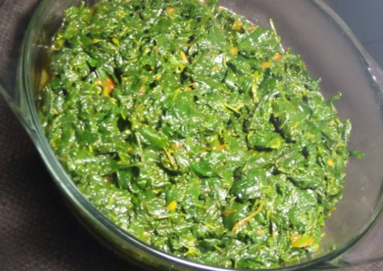 Traditional veges (cowpeas leaves,miro,dodo)