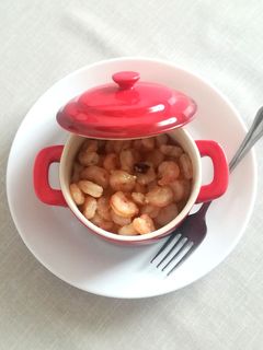 Una foto de Gambas al ajillo