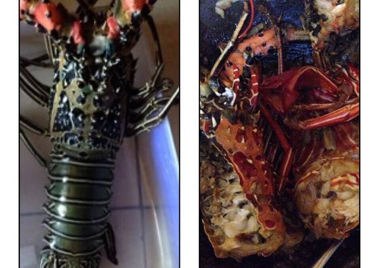 Cara mudah meracik Lobster saos tiram yang simpel