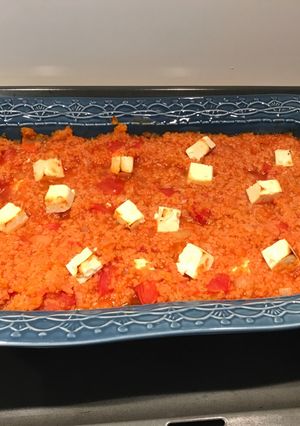 Una foto de Gratinado de bulgur