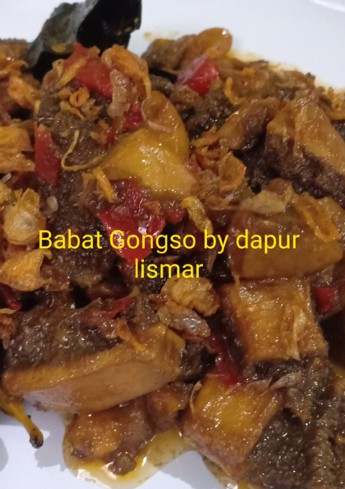 Foto resep Babat Gongso
