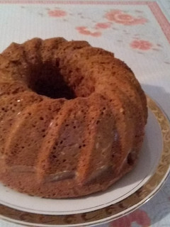 Una foto de Bizcocho sencillo de maicena y chocolate