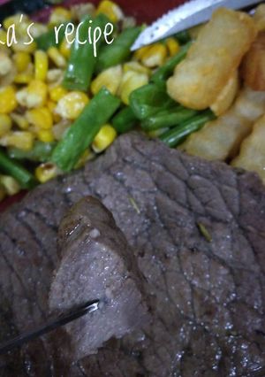 Foto resep Homemade steak 😍