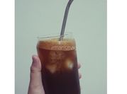Gambar kopi americano panas