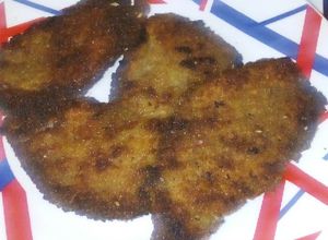 Una foto de Milanesa de cerdo (empanizado)