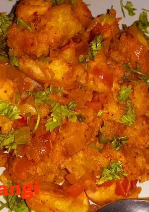 A picture of Masala Pav.