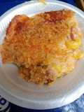 Squash and Ham Casserole the simple version
