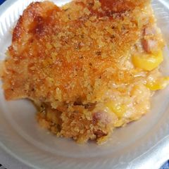 A picture of Squash and Ham Casserole the simple version.