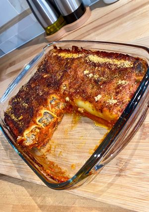 A picture of Sicilian-Style Cannelloni.