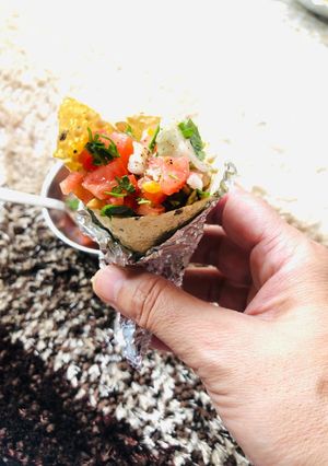 पापड़ कोन मसाला (papad cone masala recipe in Hindi) रेसिपी मुख्य फोटो